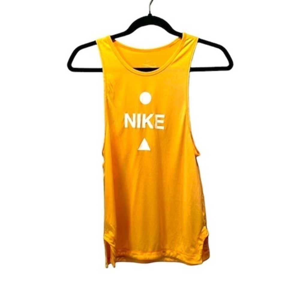 Nike Women’s Icon Clash Orange Yellow Tank Top XS